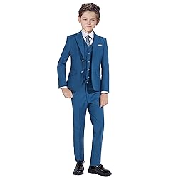 Marvelous World Boys Suits Royal Blue Slim Fit Size