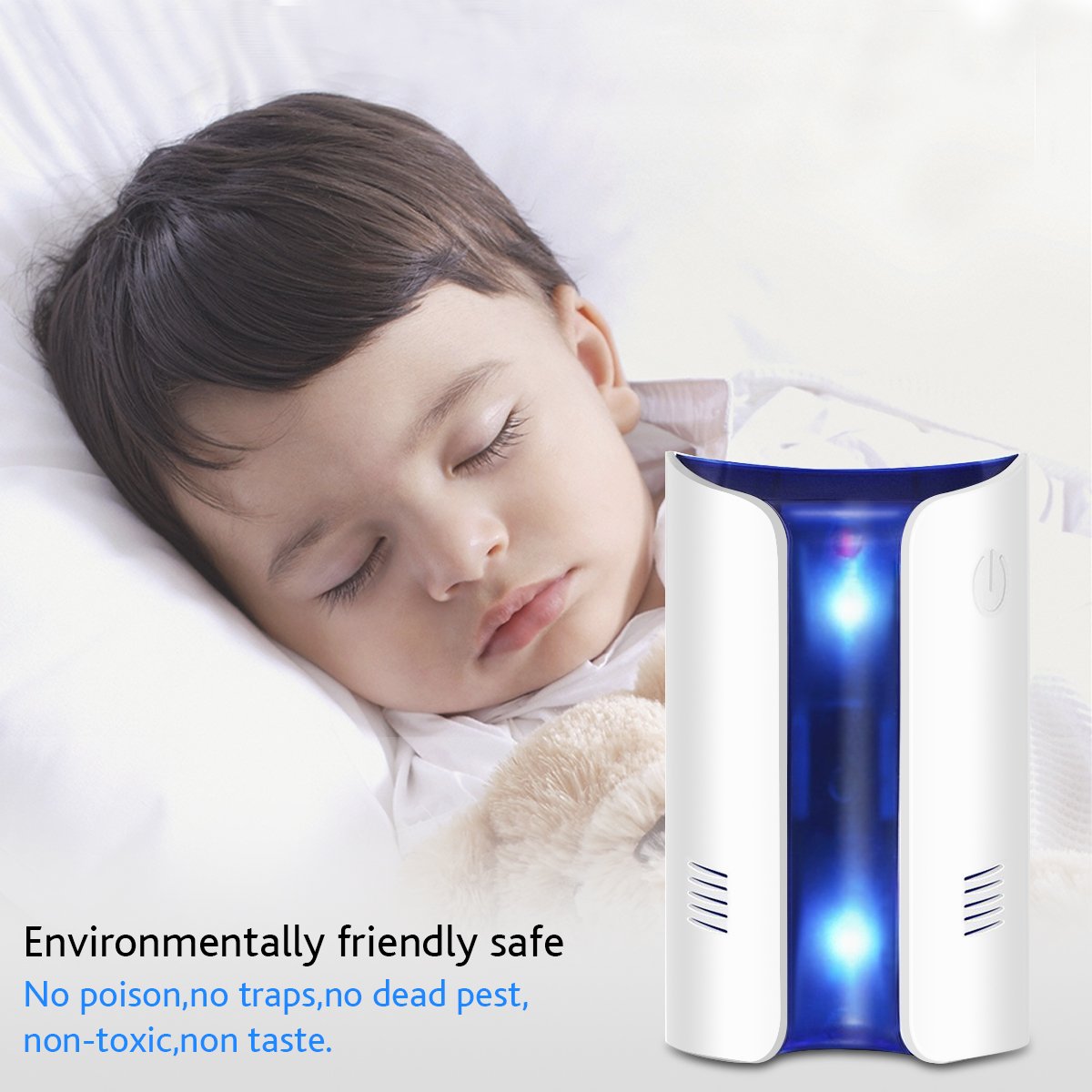 INKERSCOOP [2 Pack] Ultrasonic Pest Repellent, 2018 Version electromagnetic Pest Repellent - Plug in Home Indoor & Outdoor Repeller, Get Rid of Mosquito, Ant, Flea, Rats, Fruit Fly, Rodent, Insect