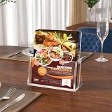 AITEE A5 Clear Leaflet Holder - Acrylic Brochure Dispenser 2 Pack view 2