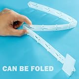 iziusy 10pk Plastic Hanging Merchandise Strips w/ Hooks Display Label Header view 7