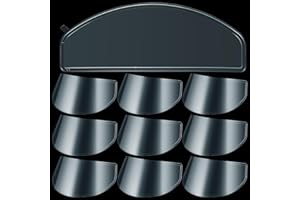 Kingdder 10 Pack Motorcycle Helmet Visor Anti Fog Film Helmet Mask Anti-fog Transparent Visor, Replacement Motorcycle Helmet Face Shield, for Safe Riding All Seasons Use