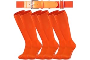 Londkaron Youth Elite Baseball/Softball Socks & Belt Combo (3 Pairs of Socks with 1 Belt)