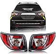 KAMDKI 1 Pair Tail Light Rear Lamp Compatible for 2013-2017 Chevy Traverse Left Driver And Right Passenger Side With Bulbs Both Lights 84266019 23301756 GM2804112 84266020 23301757 GM2805112