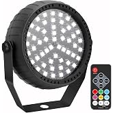 Telbum Strobe Lights, 54 Super-Bright RGB LEDs Mini Strobe Light for Parties, Halloween Strobe Lights with Remote Control, Sound Activated &amp; Speed Control Plug-In Flash Light for Room DJ Stage Wedding