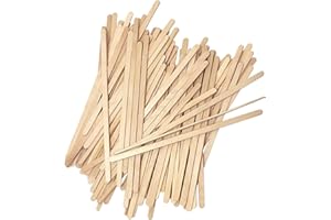 100 Pcs Coffee Stir Sticks, 5.5IN/14CM Wooden Stir Sticks Disposable Stirrer for Coffee Cocktails Hot Drink