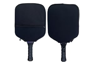 Improved Pickleball Paddle Cover with Hook,Pickleball Racket Carry Sleeve with Zipper,Pickleball Paddle Protective Bag 2pack