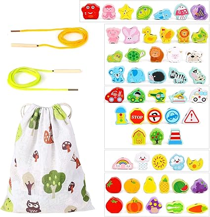 threading beads for 4 year old