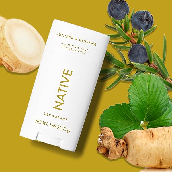 NATIVE DEODORANT JUNIPER AND GINSENG – 2.65OZ