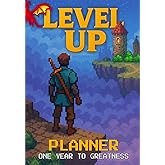 Level Up Planner - One year to greatness: A workbook to improve your life in fitness, education, career and finance. RPG style!