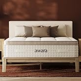 AWARA Premier 12" Hybrid Mattress, King, 1-Year Trial | GOLS &amp; FSC-Certified Organic Latex, Organic Wool, Fiberglass-Free, Pillow-Top, Edge Support, 1-Year Trial &amp; Forever Warranty
