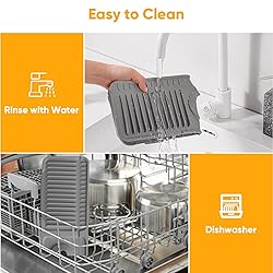 Faucet Mat for Kitchen Sink Splash Guard [7° Slope
