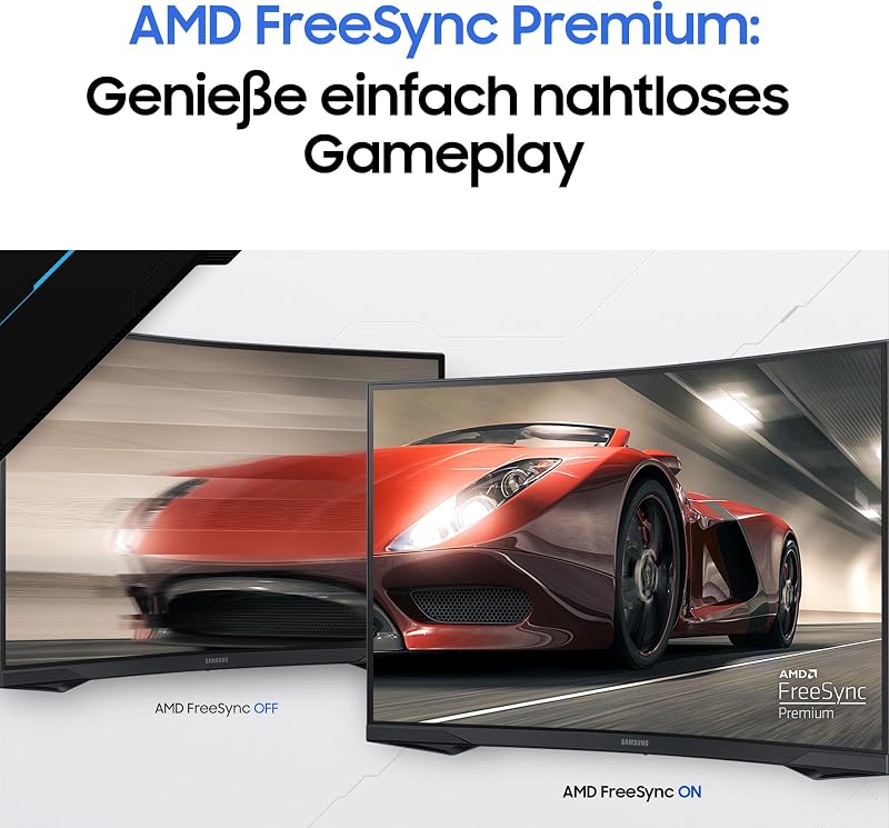 Gaming Monitor G5 C34G55TWWP, 34 Zoll, VA-Panel, UWQHD-Auflösung, AMD FreeSync Premium, Krümmung 1000R, Bildwiederholrate 165 Hz, Reaktionszeit 1 ms (MPRT), schwarz