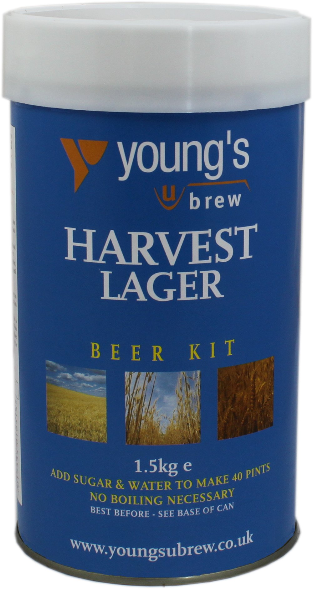 Youngs Harvest Lager Kit - Makes 40 Pints! - Home Brew Beer Kit
