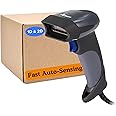 Argox Wired Barcode Scanner 1D & 2D｜USB Handheld QR Code Reader Gun for Inventory, Retail, Office, Library｜Plug & Play Auto-Sensing｜UPC PDF417 DataMatrix Compatible - AS-9400