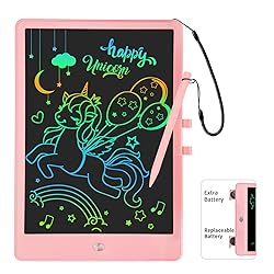 PYTTUR LCD Writing Tablet for Kids 10 Inch Colorful