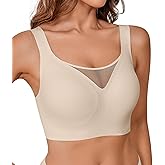 IROCUE Wireless Bras for Women No Underwire Smooth Comfort Full Coverage Seamless Bra with Soft Support with Bra Extender