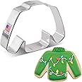 Ann Clark Cookie Cutters Ugly Christmas Sweater Cookie Cutter, 4.25"