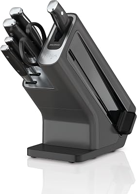 Foodi StaySharp Messerblock, 6-teilig, mit Schärfer, Edelstahl
