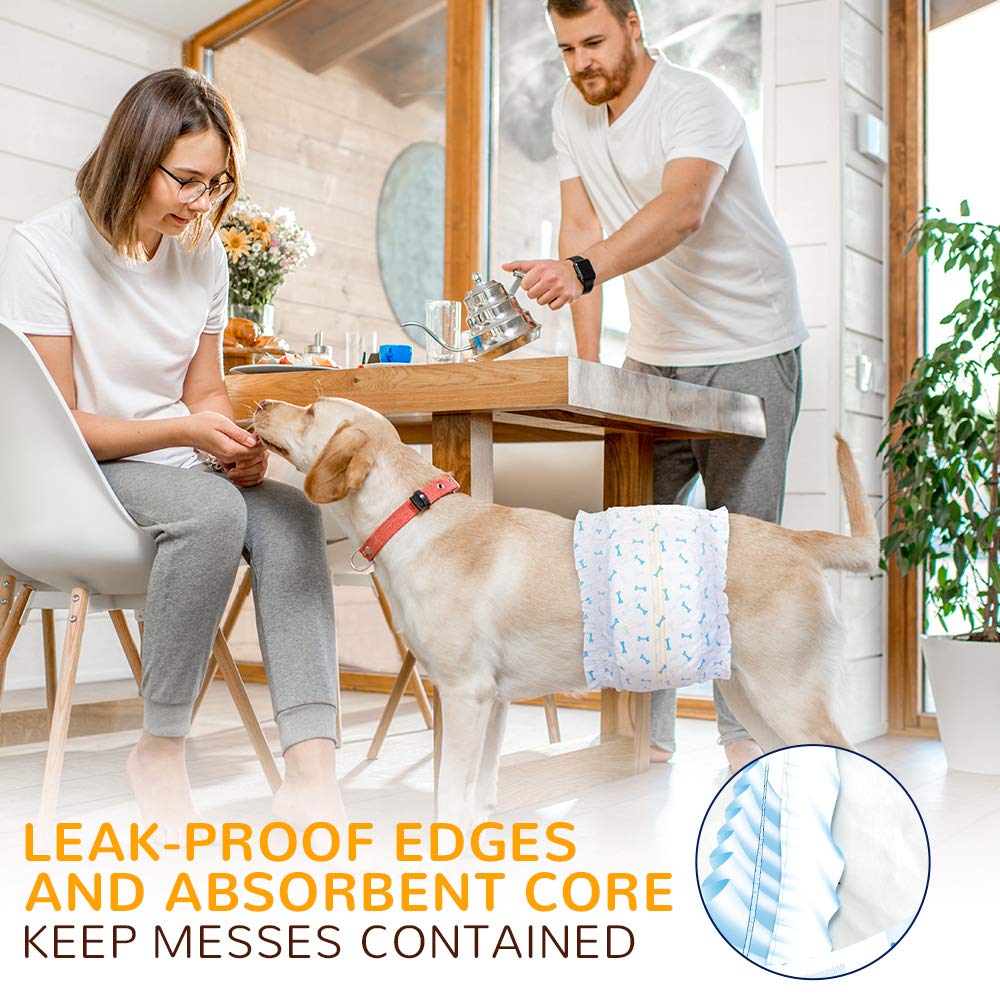 extra large male dog wraps