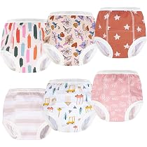 Amazon.com: ALVABABY Paquete de 6 bragas de entrenamiento para ir ...