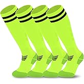 Olreco 2 Pack Adult Youth Kids Soccer Socks for Girls Boys Baseball Socks Men Women Team Sport Softball Football Accessories