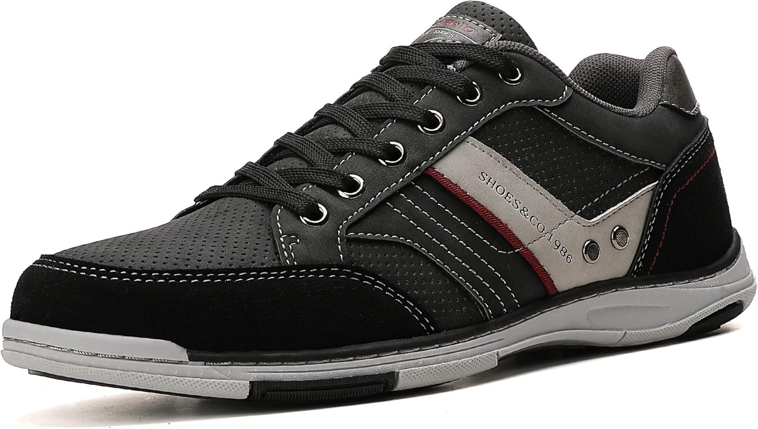 Scarpe Da Ginnastica Uomo/Donna - Sneakers Sportive Bianco/Nero - Foto 3