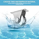 Hmkesoteric 2x 32mm U Groove Pulley Wheels Stainless Steel Ball Bearings Smooth view 3