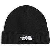 THE NORTH FACE TNF Logo Box Cuffed Beanie | Classic Fit, Rib Knit Winter Hat for Men &amp; Women