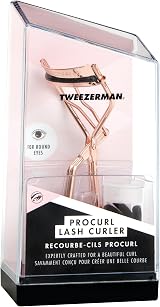 Tweezerman Procurl Eyelash Curler Wide Opening Hypoallergenic Pads view 6