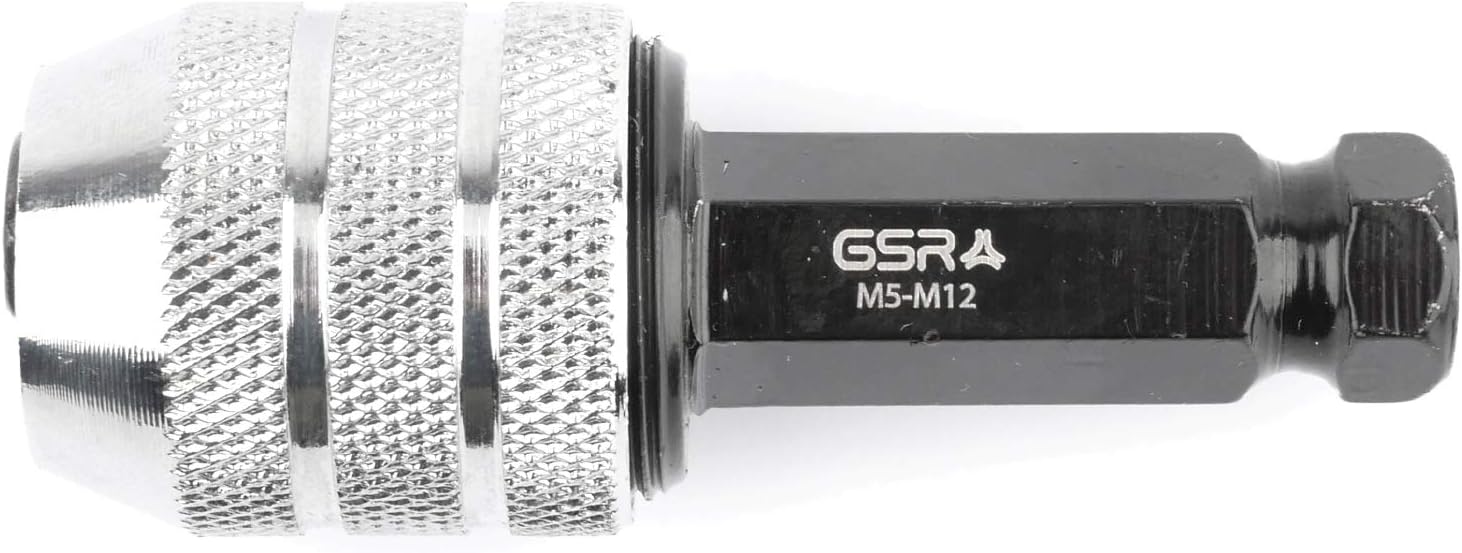 GSR Thread Cutting Drill Chuck Chuck Tool Holder with Hex Shank M5-M12