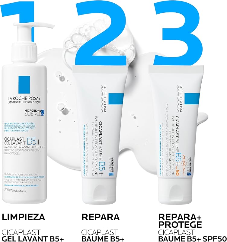 , Cicaplast Lavant B5, gel espumante calmante, 200 ml