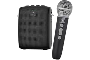 W WINBRIDGE WinBridge Wireless Voice Amplifier with Microphone for Teachers, Portable PA System with Bluetooth Handheld Mic, Portable Speaker Mic Set, Cardioid Pickup for Classroom, Outdoor, Public Speaking WB009