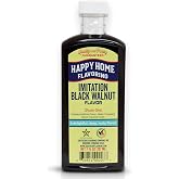 Happy Home Imitation Black Walnut Flavoring, Non-Alcoholic, Certified Kosher, 7 oz.
