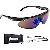 Franklin Sports Baseball + Softball Sunglasses - Men's + Women's Sports Sunglasses - Flip Up Shades + Non Flip Glasses