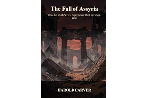 《The Fall of Assyria: How the World's First Superpower Died in Fifteen Years (Forgotten His》封面，作者 Harold Carver