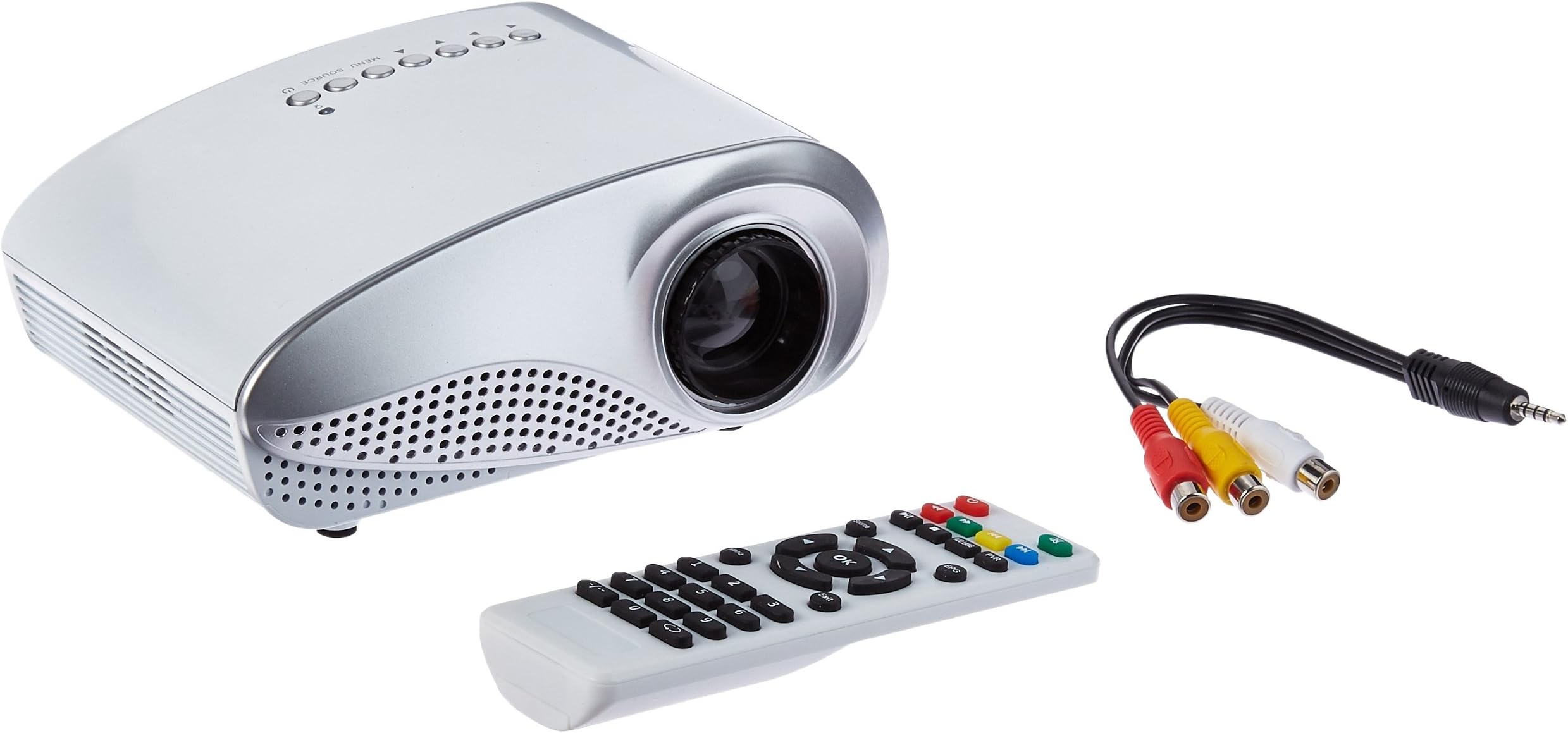 OEM K1 LED LCD (QVGA) Mini Video Projector - US Version (Includes Warranty) - White (FP3224K1W)