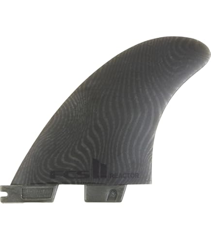 Amazon.com : FCS II REACTOR PC CARBON TRI FIN BLACK/CHARCOAL