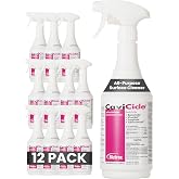 Metrex CaviCide Germicidal Surface Disinfectant Spray, 24 Oz Spray, 12-Pack | Hospital-Grade Quaternary Ammonium Spray, Kills Flu Virus, Bacteria &amp; Fungi, Hospital-Grade for Medical &amp; Dental