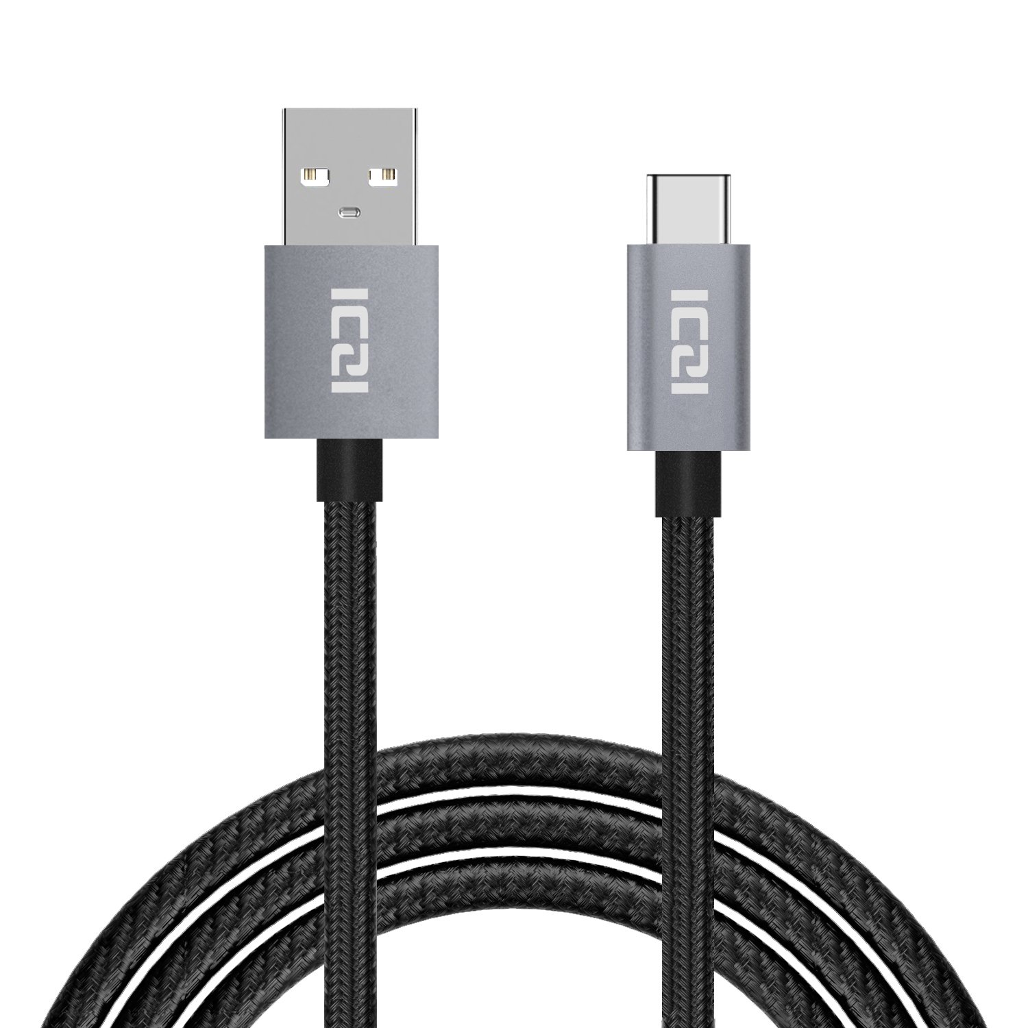 ICZI Cavo USB C a Micro USB da 1 Metro in Nylon Intrecciato