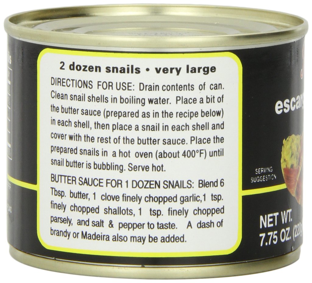 Roland Escargot Snails, Very Large, 7.75 Ounce (Pack of 12) Buy