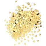 Metallic Gold Star Confetti, 0.5z