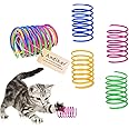 Andiker Interactive Cat Spiral Creative Spring Toy to Kill Time and Keep Fit, Sturdy and Heavy Plastic for Swatting, Biting, 