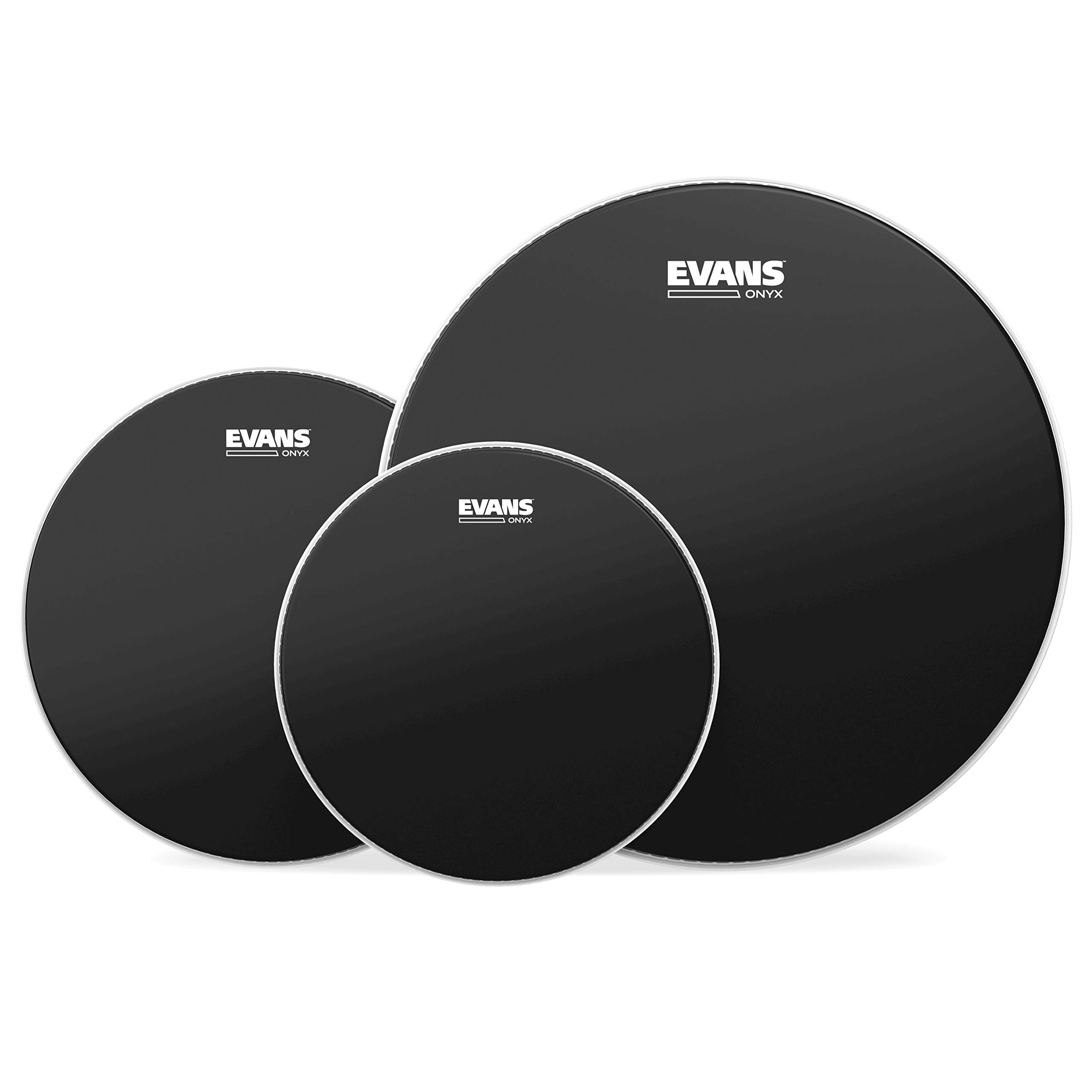 Evans Drum Heads - Onyx 2-Ply Tompack Coated, Fusion (10, 12, 14 Inch) — image 1