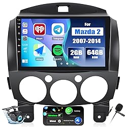 2+64G Android 13 Car Stereo for Mazda 2 2007-2014