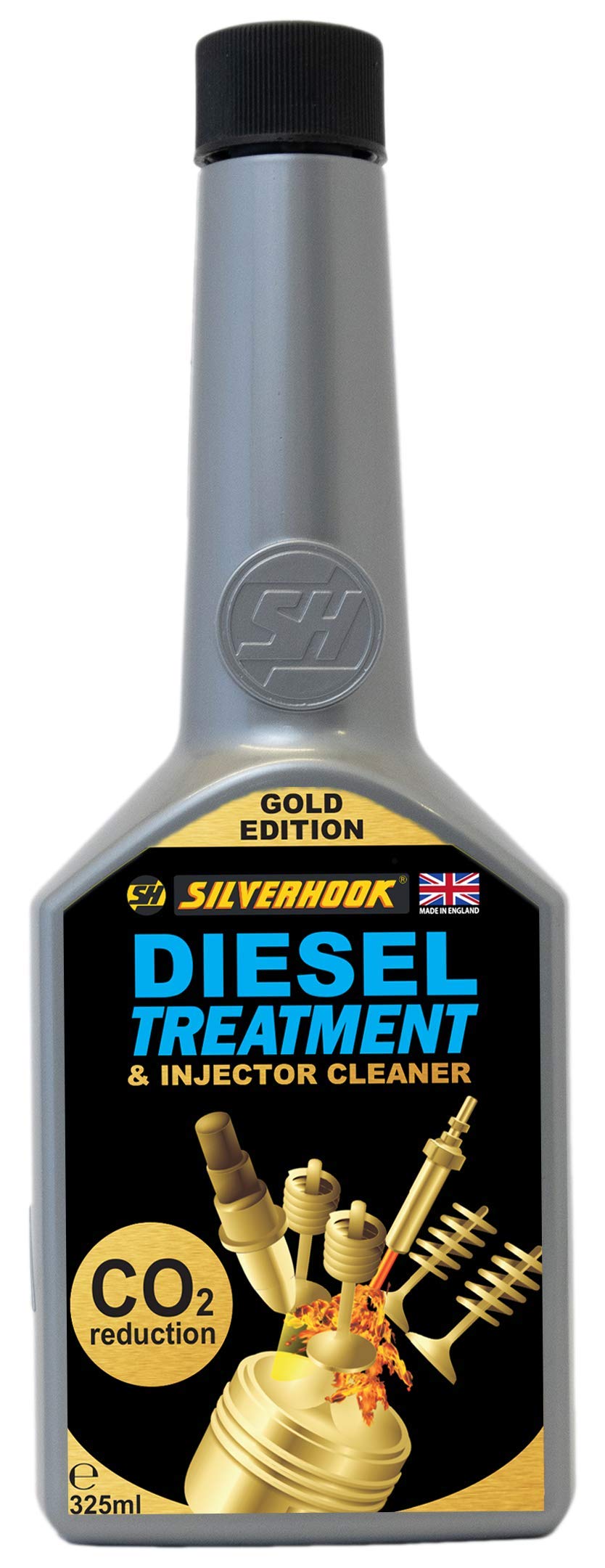 DIESEL TREATMENT & INJECTOR CLEANER GOLD EDITION C02 REDUCER 325ml BY SILVERHOOK