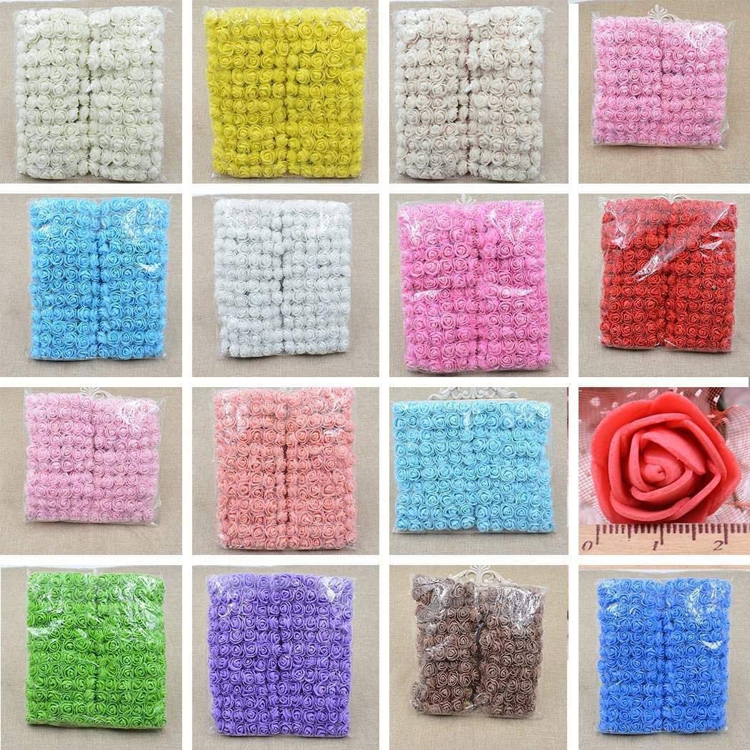 kaimus Flores Artificiales de la Espuma del PE Fake Rose Bouquet DIY Wedding Party Home Decoration Guirnaldas