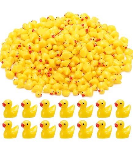 120 Mini Canards Lumineux En Résine – Décoration Jardin, Bonsaï, Bassin – Phosphorescents, Multicolores 120 Mini Canards Lumineux En Résine – Décoration Jardin, Bonsaï, Bassin – Phosphorescents, Multicolores