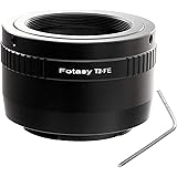 Fotasy T Mount Lens to E Mount Adapter, T2 E Mount Adapter, Telescope Lens Emount Adapter, Compatible with Sony a7 a7R a7s II