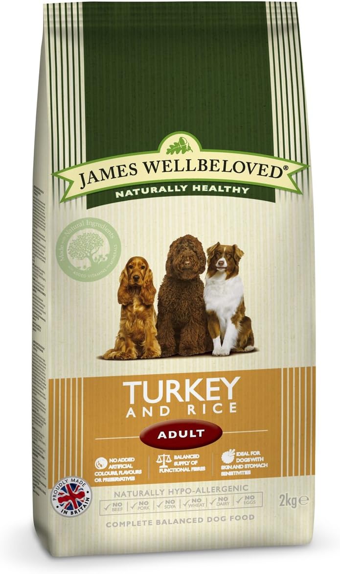 james wellbeloved turkey and rice light 15kg
