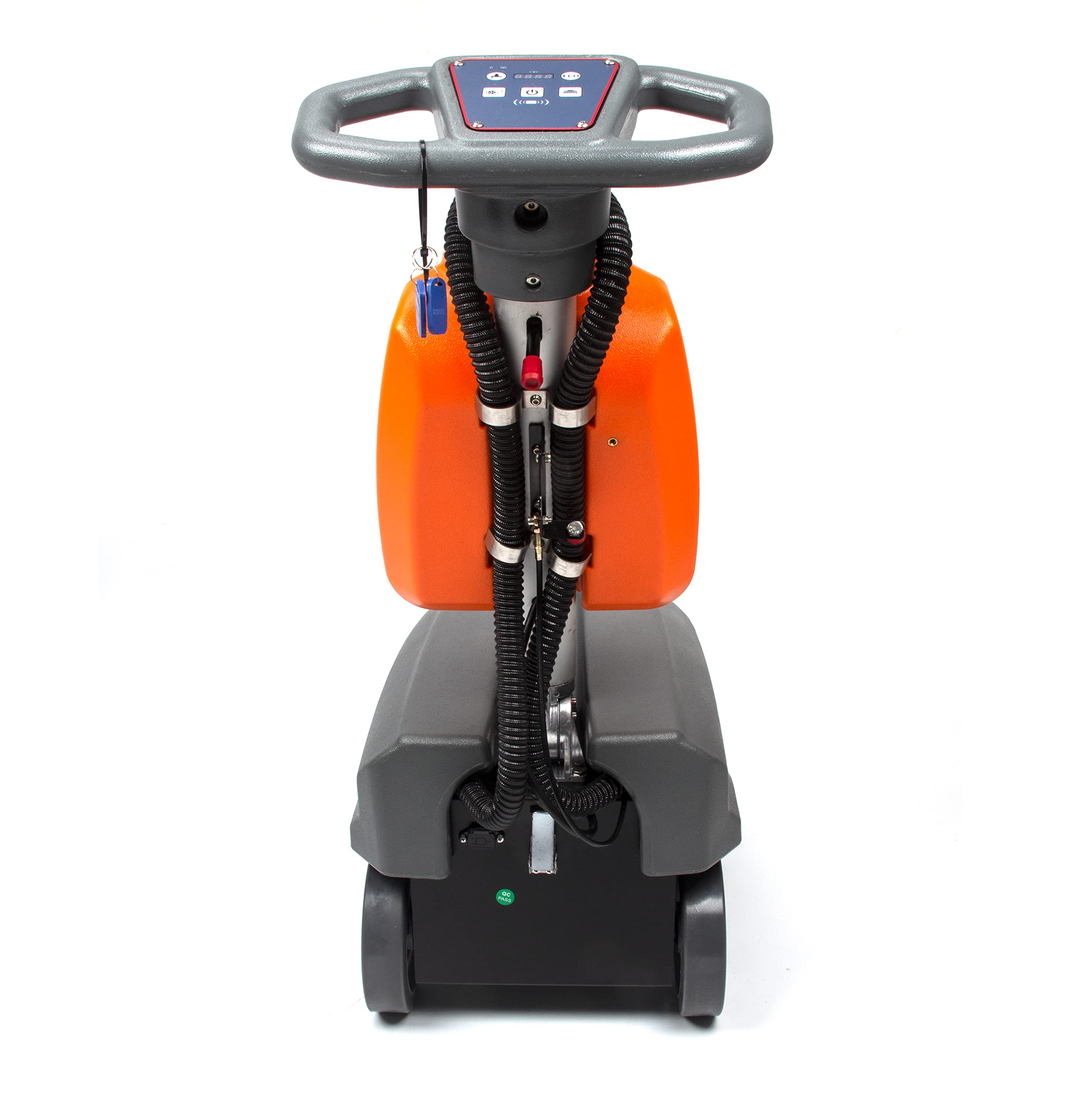 RT15 14“ Walk Behind Floor Scrubber Machine for Industrial Commercial Use, Come with Full Set of Parts, Deep Clean Small to Medium Spaces (RT15)